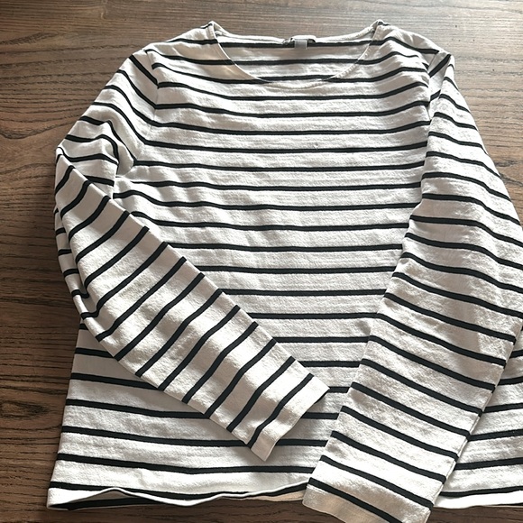 COS STRIPED LONG SLEEVE TOP  SMALL - Picture 3 of 10